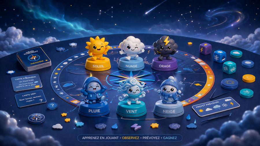 Image légendée : Le jeu Météo Concept